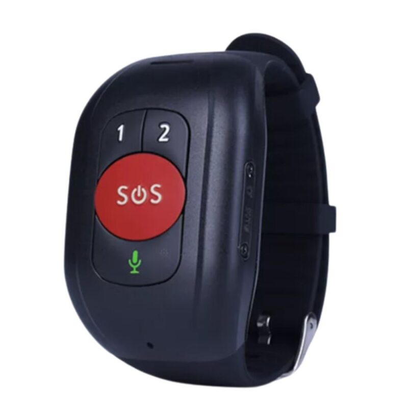 Alarmknop voor om de pols met GPS