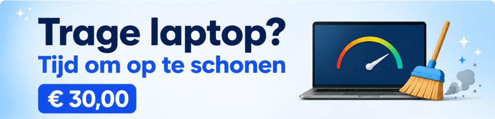 Trage pc-opschonen.