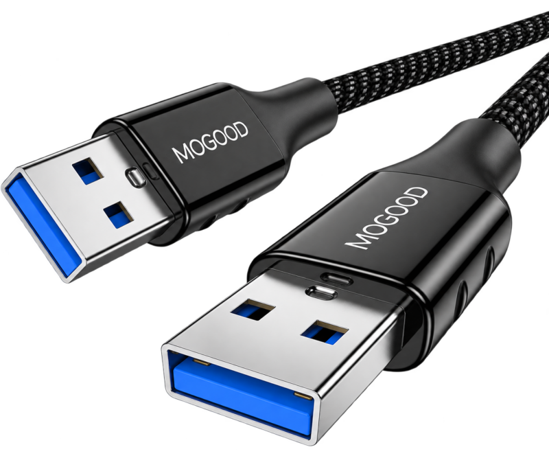 usb-a naar usb a-nylon-1m-5 Gbps-snijholtshop.nl